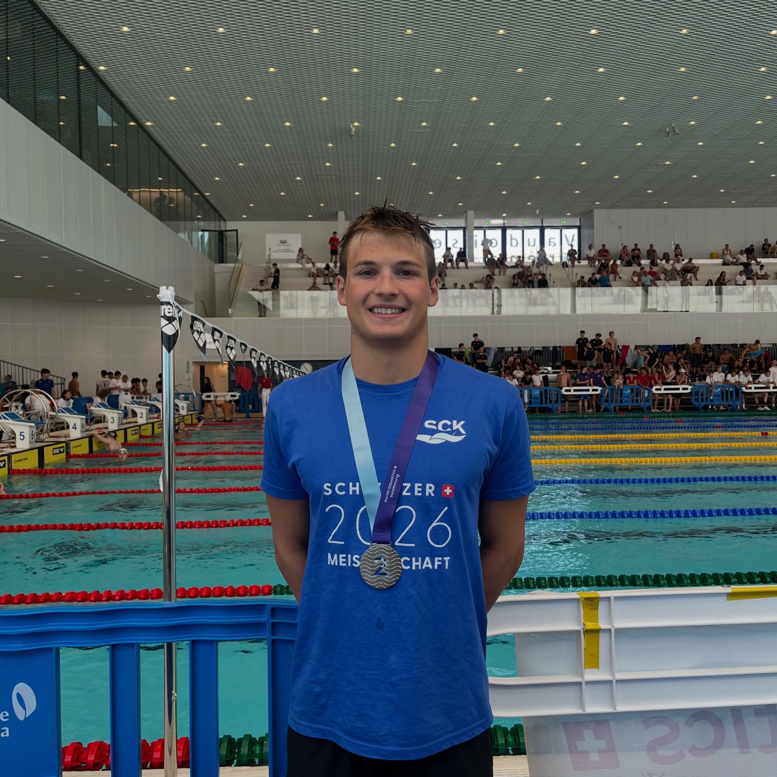 Enrico Basile mit Silbermedaille an den Sommer-Schweizermeisterschaften 2026